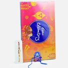 Veera Rakhi and Captain America Rakhi Set of 2 with Cadbury Celebration