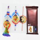 Amazing Rakhi Set of 3 for Family with Premium Cadbury Almond Temptation