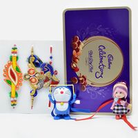 Premium Cadbury Celebration Rich Dry Fruit Chocolate Collection with Rakhi Set of 5