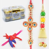 Bhai Bhabhi and Kid Rakhis with Chocolate of Ferrero Rocher