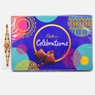 Cadbury Celebration Small Pack of Chocolate with Jewel Studded Beads Rakhi for Brother
