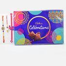 Family Rakhis Set with Small Pack of Dairy Milk Celebration
