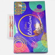 Bro Witten Two Rakhi for Brother with Cadbury Dairy Milk Big Celebration