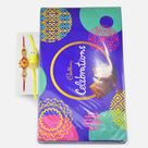 Minions and Jewel Brother Rakhi with Celebration Big Pack of Cadbury