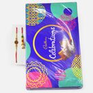 Bhaiya Bhabhi Rakhi Set with Tasty Cadbury Celebration Chocolate