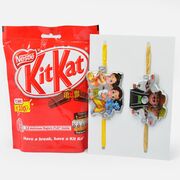 Nestle Kitkat Chocolates Pack with Cartoon Designed Rakhis for Kids