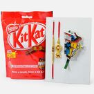 Family Set of Stunning looking Rakhis with Chocolates Pack of Kitkat