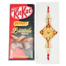 Kitkat Brownie Chocolates with Jewel Rakhi for Brother 