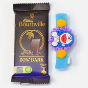 Doremon Kid Rakhi with Cadbury Bournville Chocolate