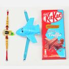Kikat Chocolate of Desert Tempting Truffle of Bhai and Toy Kid Rakhi