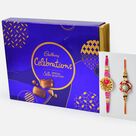 Silk Celebration Special Selection Chocolate with Zardosi Work Amazing Rakhis 