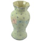 White Diamond Studded Flower Pot