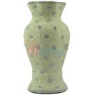White Diamond Studded Flower Pot