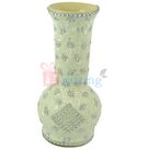 Long White Amazing Diamond Studded Flower Pot