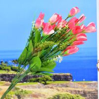 Wonderful Red Bud Artificial Flower Bouquet