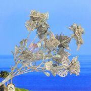 Sparkling Silver Decorative Artificial Plant