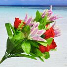 Amazing Red Blue Decorative Flower Plant