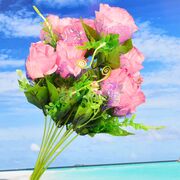 Buds with Pink Flower Decorative Plant