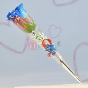 Blue Rose Bud Bouquet
