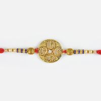 Four Om with Diamond Embossed Rakhi
