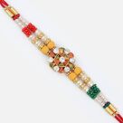 Traditional Look Pearl Beads Designer Rakhi