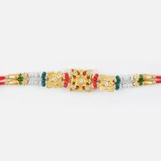 Golden Diamond Designer Rakhi