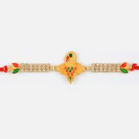 Amazing Simple Diamond Meena Rakhi
