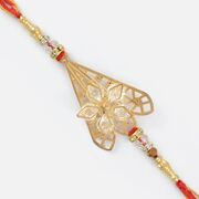 Designer Leaf Diamond Beautiful Rakhi