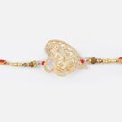 Beautiful Designer Heart Jewel Studded Rakhi