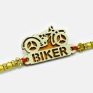 Bike Lover Brother Special Designer Biker Written Bike Design Rakhi