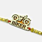 Bike Lover Brother Special Designer Biker Written Bike Design Rakhi