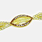 Brother Written New Design Stylish Oval Shape Jewel Designer Rakhi