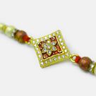 Pearl and Beads Design Jewel Studded Stylish Awesome Looking Designer Rakhi