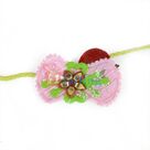 Soft Woolen Floral Colorful Designer Rakhi for Brother