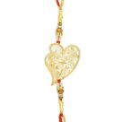 Beautiful Designer Heart Jewel Studded Rakhi