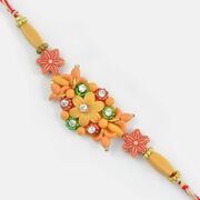 Superb Delight of Designer and Fancy Rakhi with Diamonds