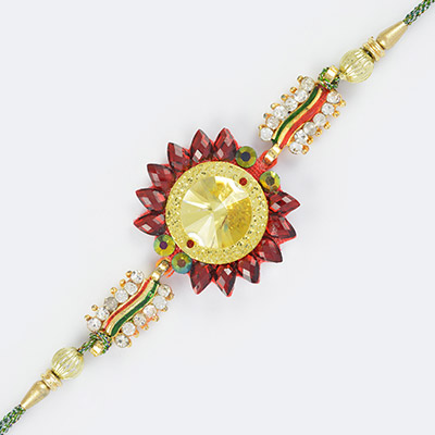 Traditional Designer Handcrafted Fancy Looking Rakhi for Brother