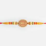 Stylish and Awesome Looking Stunning Bro Written Rakhi for Brother