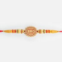 Stylish and Awesome Looking Stunning Bro Written Rakhi for Brother