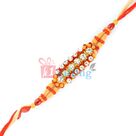 Pamper of Love - Beautiful Fancy Designer Diamond Rakhi