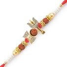 Trishul Rudraksha Ad Work Fancy Rakhi