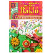 Wonderful Brother Rakhi Greeting Card