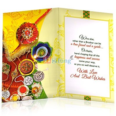 Special Greeting Card for Dear Brother on Rakhi Festival