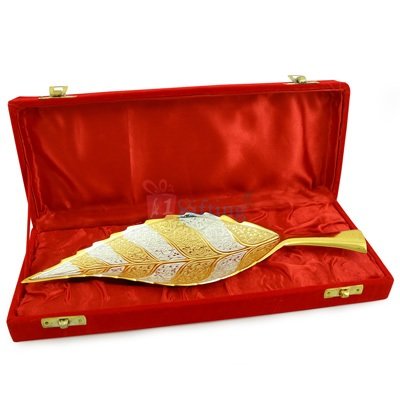 Brass Golden Silver Leaf for Gift to Royal Serving