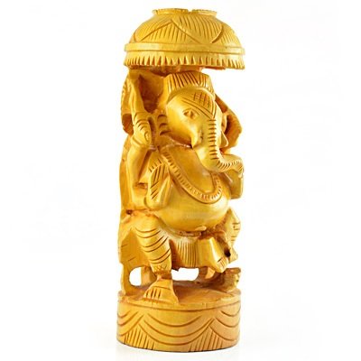 Designer Ganesha Statue in wooden handicraft
