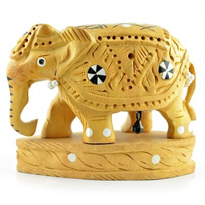 Artistic Handicraft Elephant Statue with Base