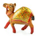 Painted Handicraft Camel in Wooden