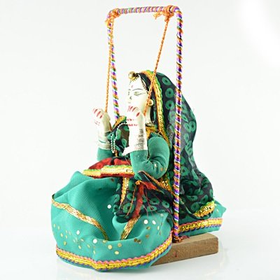 Decorative Handicraft Traditional Doll Swinging