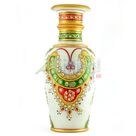 Amazing Marble Handicraft Painted Flower Pot Decorative-9 inches