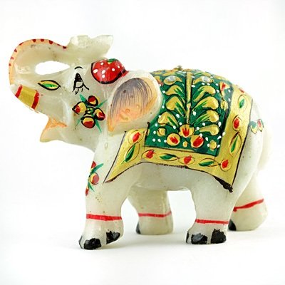 Amazing Marble Elephant Handicraft Gift-4 inches